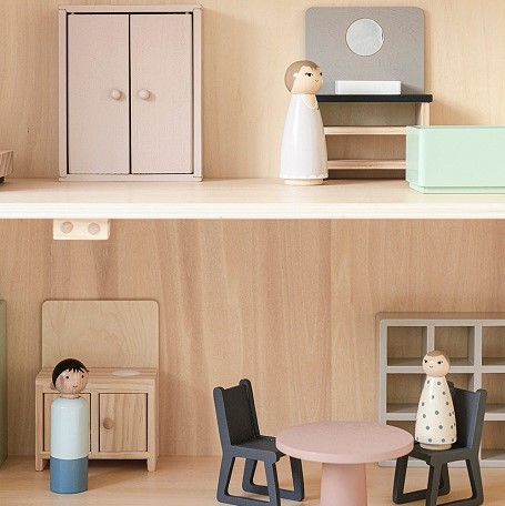 Wooden dolls house