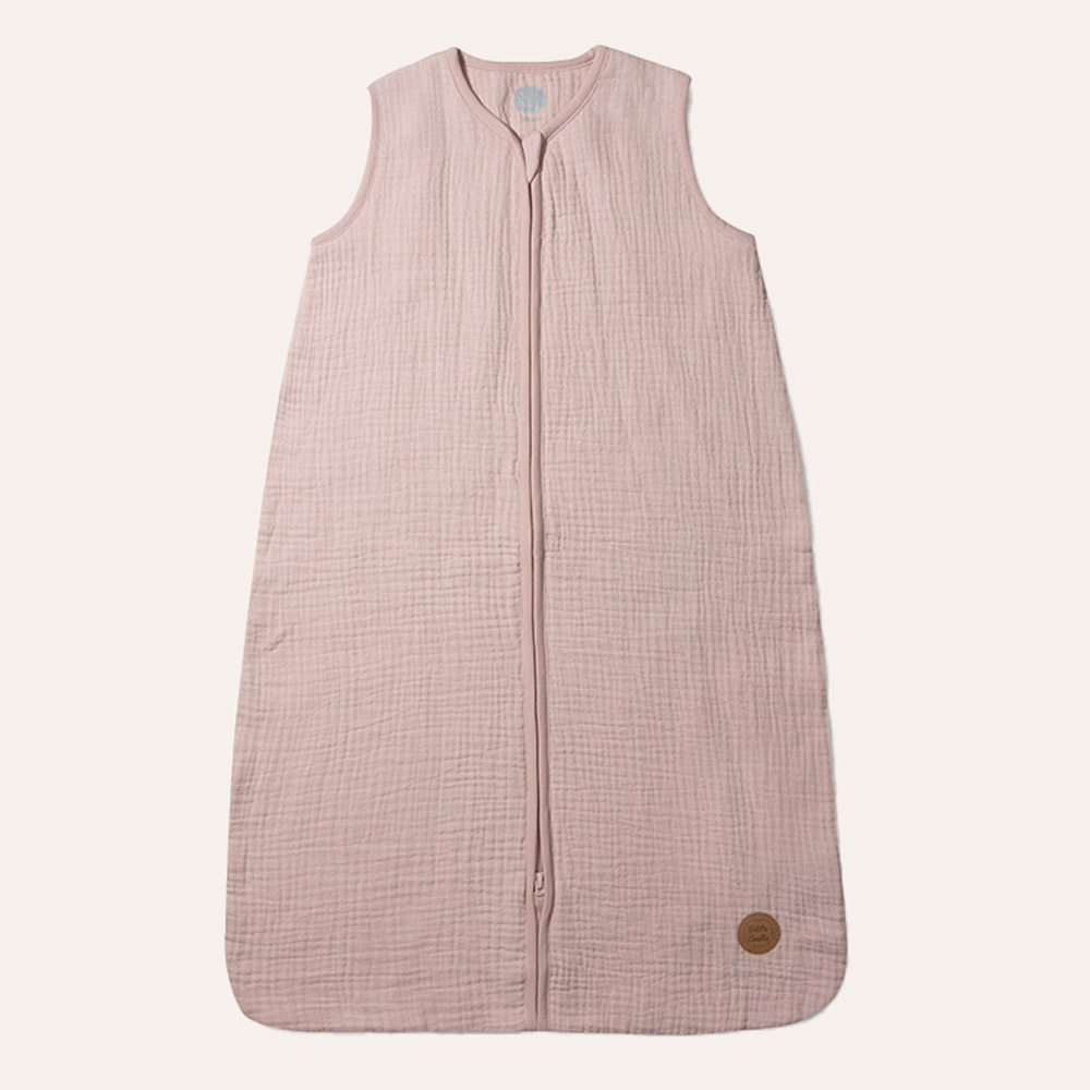 SLEEVELESS BABY MUSLIN SLEEPING BAG | PINK | 90 CM | 6-18 MONTHS