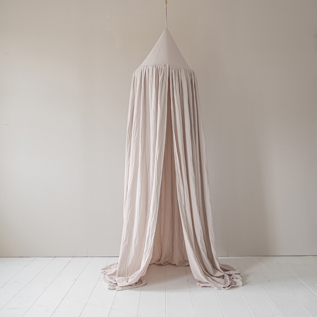 Canopy made of 100% organic muslin cotton | Nude Pink