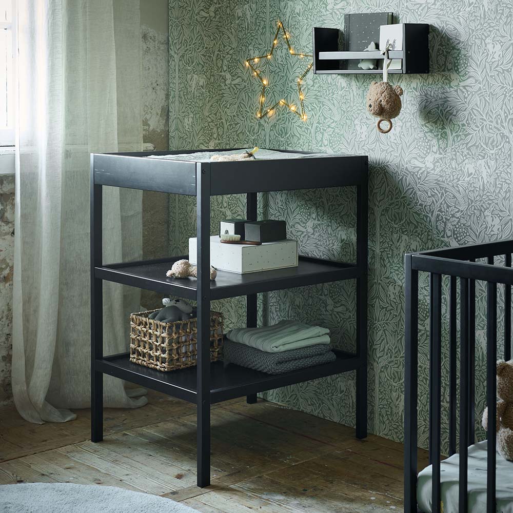 BABY CHANGING TABLE «HETRE» | BLACK
