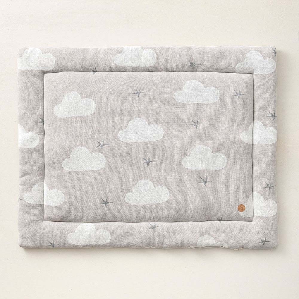 Grey and white baby play mat deals