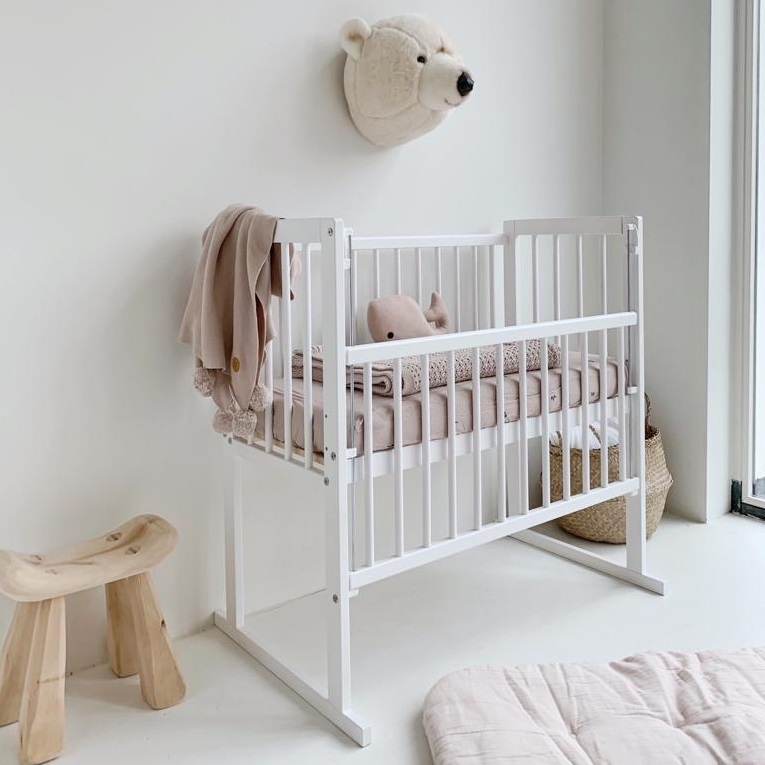 Bedside Sleeper Crib «Lilly» | 90x40cm | White