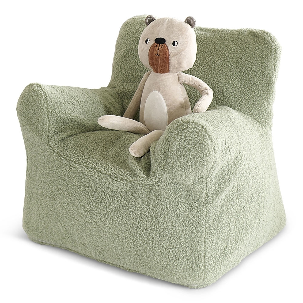Toddler armchair | Green Teddy chair | XL size