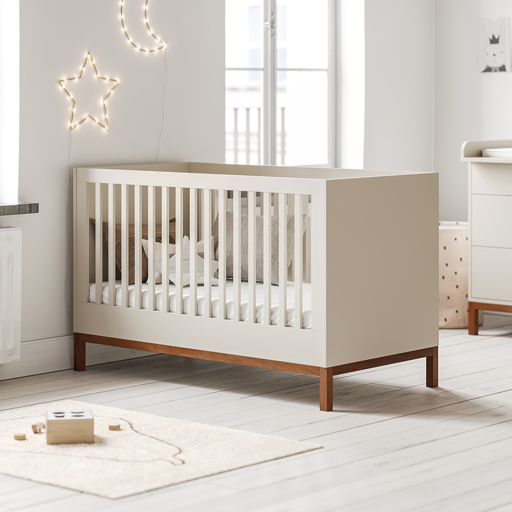 COT BED «SOIE» | 60 X 120 CM | OATMEAL