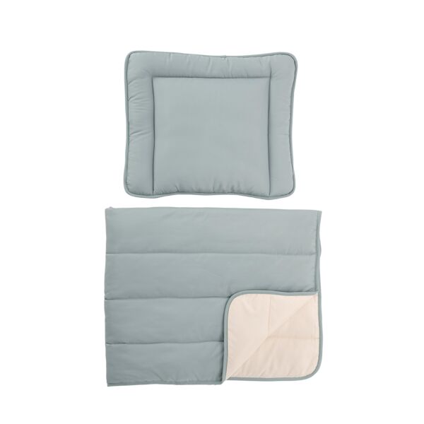 Coverless duvet with pillow | 120 x 150 cm | Green