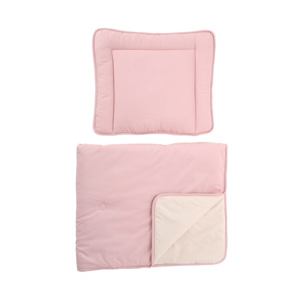 Coverless duvet with pillow | 120 x 150 cm | Pink