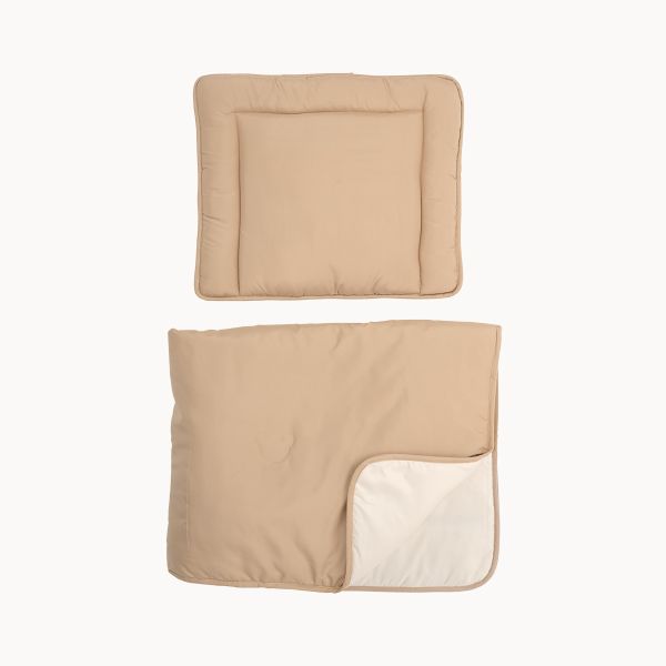 Coverless duvet with pillow | 120 x 150 cm | Caramel