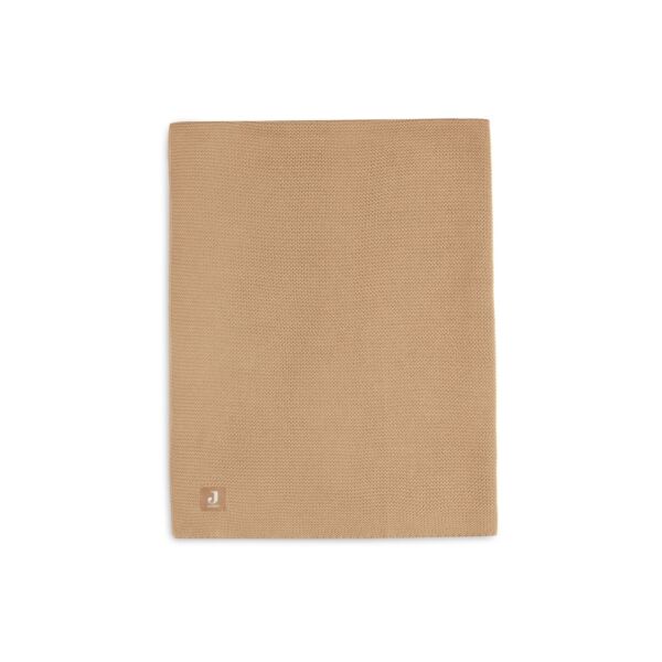 Jollein - Blanket Cot 100x150cm Basic Knit - Biscuit