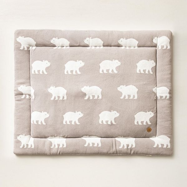 baby playmat with polar bear design petite amelie