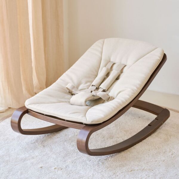 Baby bouncer «Cocoon» | Beige melange and cocoa