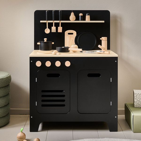 Black toykitchen wooden from Petite Amélie