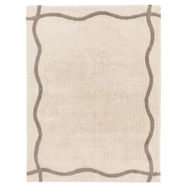 Washable children's rug | Rectangular 120 x 160 cm | Wavy