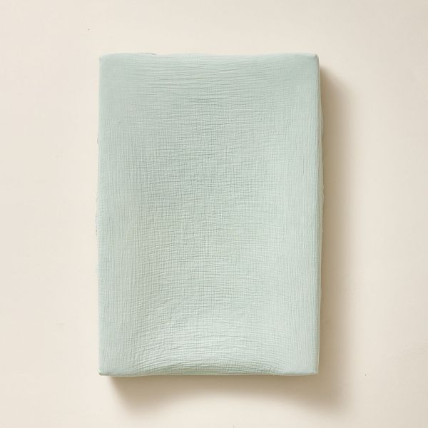 changing mat cover | Organic Muslin Cotton | Green