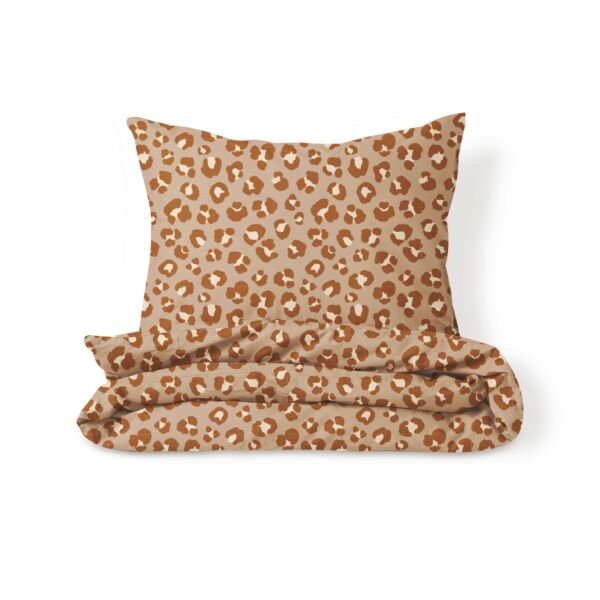 Flannel duvet cover set «Leopard» | 120 x 150 cm