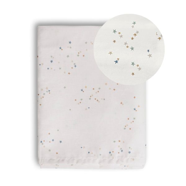 Flat sheet 75x100 cm made of cotton in off white from Petite Amélie