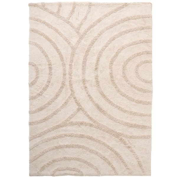 WASHABLE SCANDINAVIAN CARPET 120 X 170 CM | BEIGE