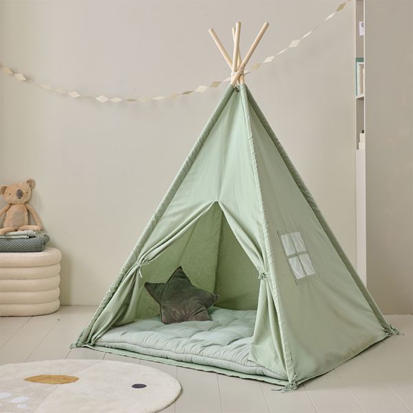 TEEPEE TENT «ÉTÉ» | 158 CM TALL | GREEN