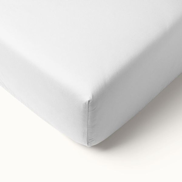 Flannel fitted sheet | 90 x 200 cm | Off-white