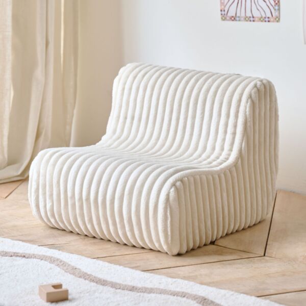 Children's armchair «Leandre» | Off-white