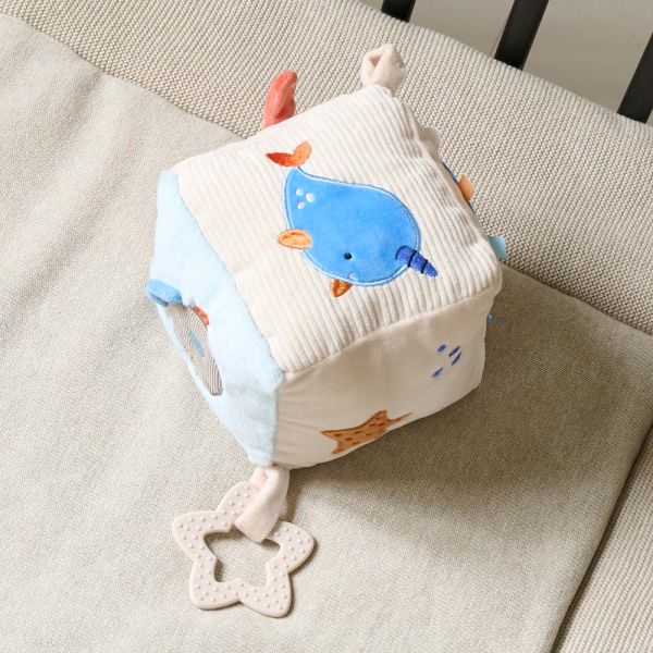 SOFT ACTIVITY CUBE «OCÉAN» | BEIGE