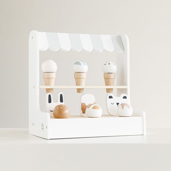 toy ice cream stand set wood from Petite Amélie