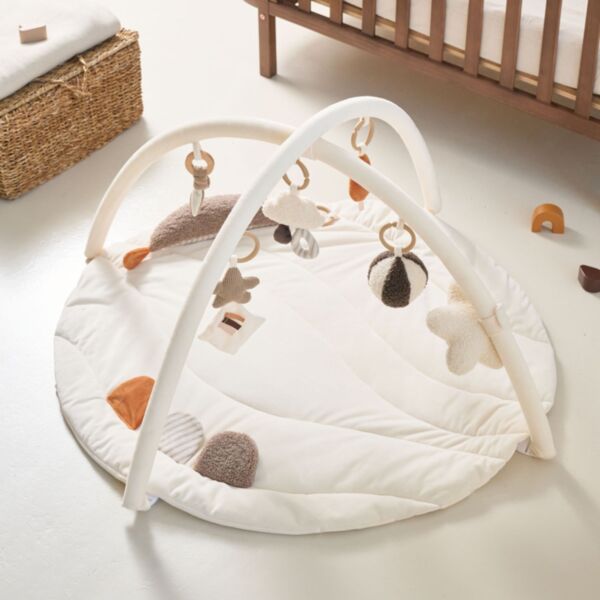 Baby gym mat «Étoile» | incl. accessoires | Beige