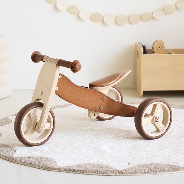 Wooden Balance bike | 1 year | «Noyer» | Walnut