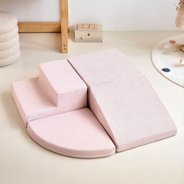 Soft foam blocks | 4-piece play set | Pink