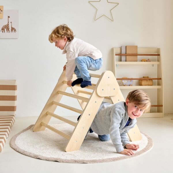 Montessori climbing frame triangle | Natural