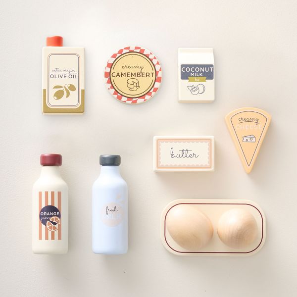 Wooden food toys | 10 pieces