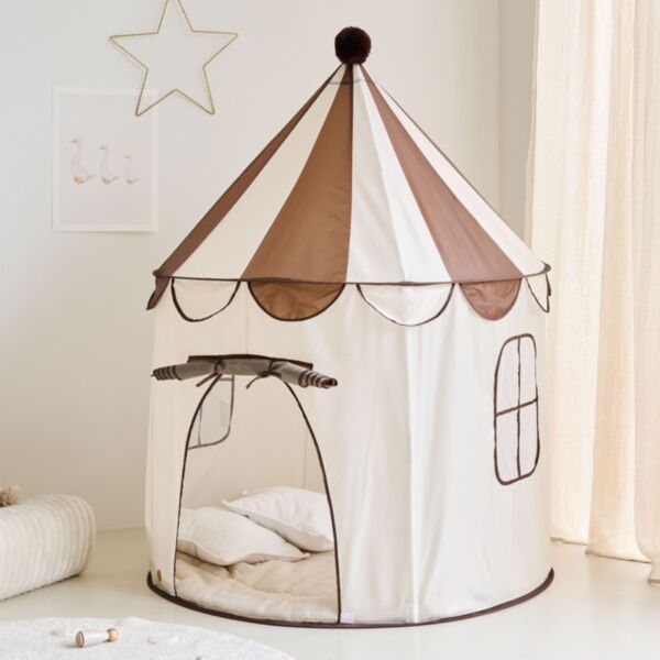 Kids play tent pop-up «Cocoa» | Beige and brown