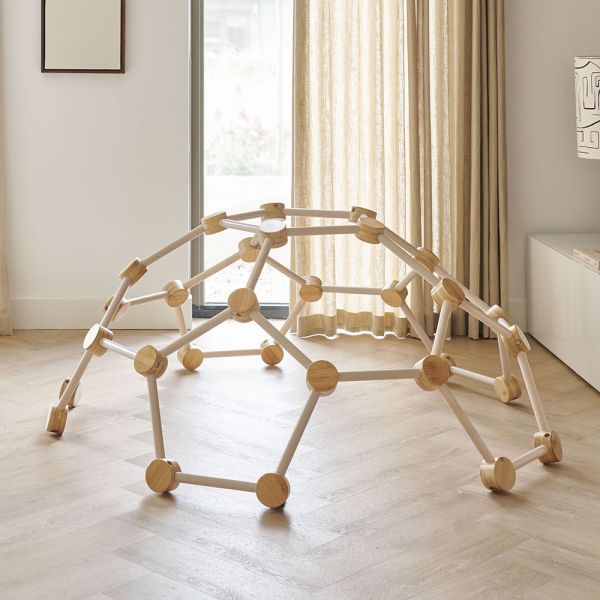 White climbing frame wooden from Petite Amélie