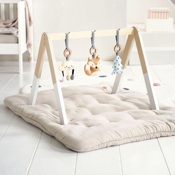 wooden baby gym play activity wood from Petite Amélie