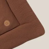Baby play mat 70x96 cm in brown for foldable playpen made of organic cotton from Petite Amélie