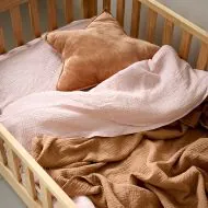 Childrens single duvet covers 140x200 cm cotton in pink from Petite Amélie
