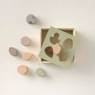 forest wooden toy sorting blocks from Petite Amélie