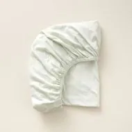 Kids fitted sheets 90x200 green organic cotton from Petite Amélie