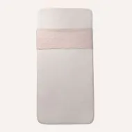 Muslin swaddle 75x100 cm in pink organic cotton from Petite Amélie
