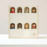 Pretend play doll house made of wood in multicolour from Petite Amélie