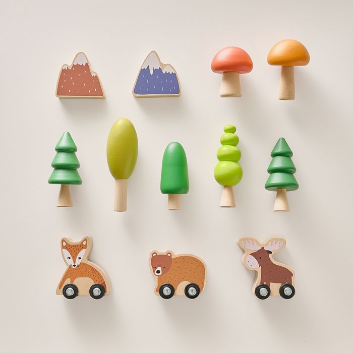 WOODEN TOY TRAIN ACCESSORIES «FORÊT» main product photo