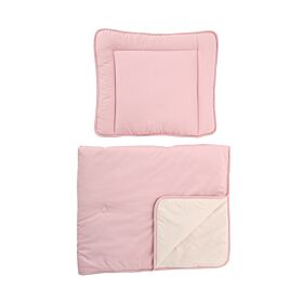 Coverless duvet with pillow | 120 x 150 cm | Pink