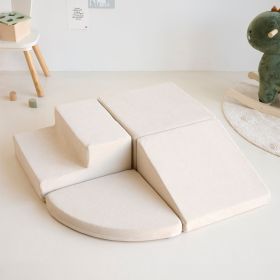 Soft foam blocks | 4-piece play set | Beige