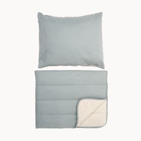 Coverless duvet with pillowcase | 140 x 200 cm | Green