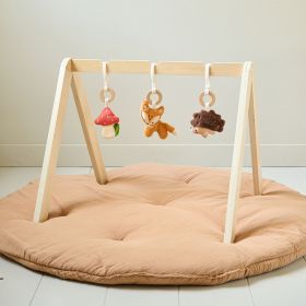BABY PLAY GYM WOOD NATURAL «FORÊT» | INCL. ACCESSORIES