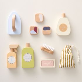 Wooden toy cleaning set | 10 pieces
