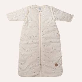 TODDLER SLEEPING BAG WITH DETACHABLE SLEEVES «STARS» | OFF-WHITE | 110 CM | 18-36 MONTHS
