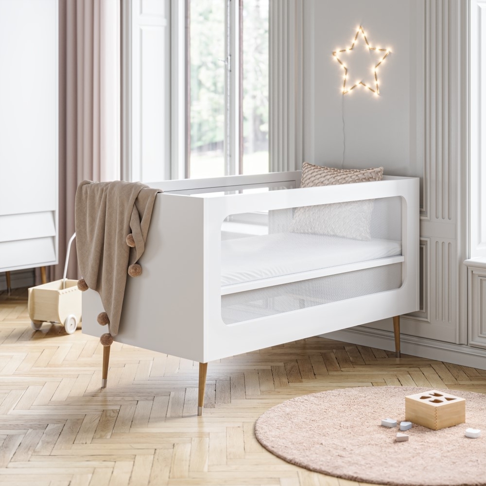 Cot bed 140x70 | «BOSQUE» | White 