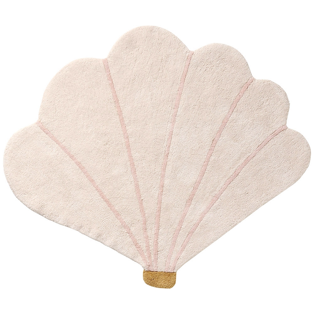 Washable children's rug | Seashell | Pink 