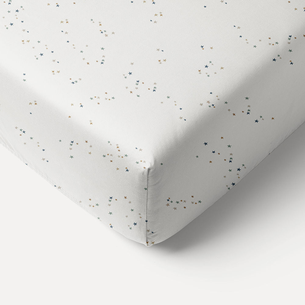 Duvet Cover Set «STARS» 140x200 OffWhite ️ Petite Amélie