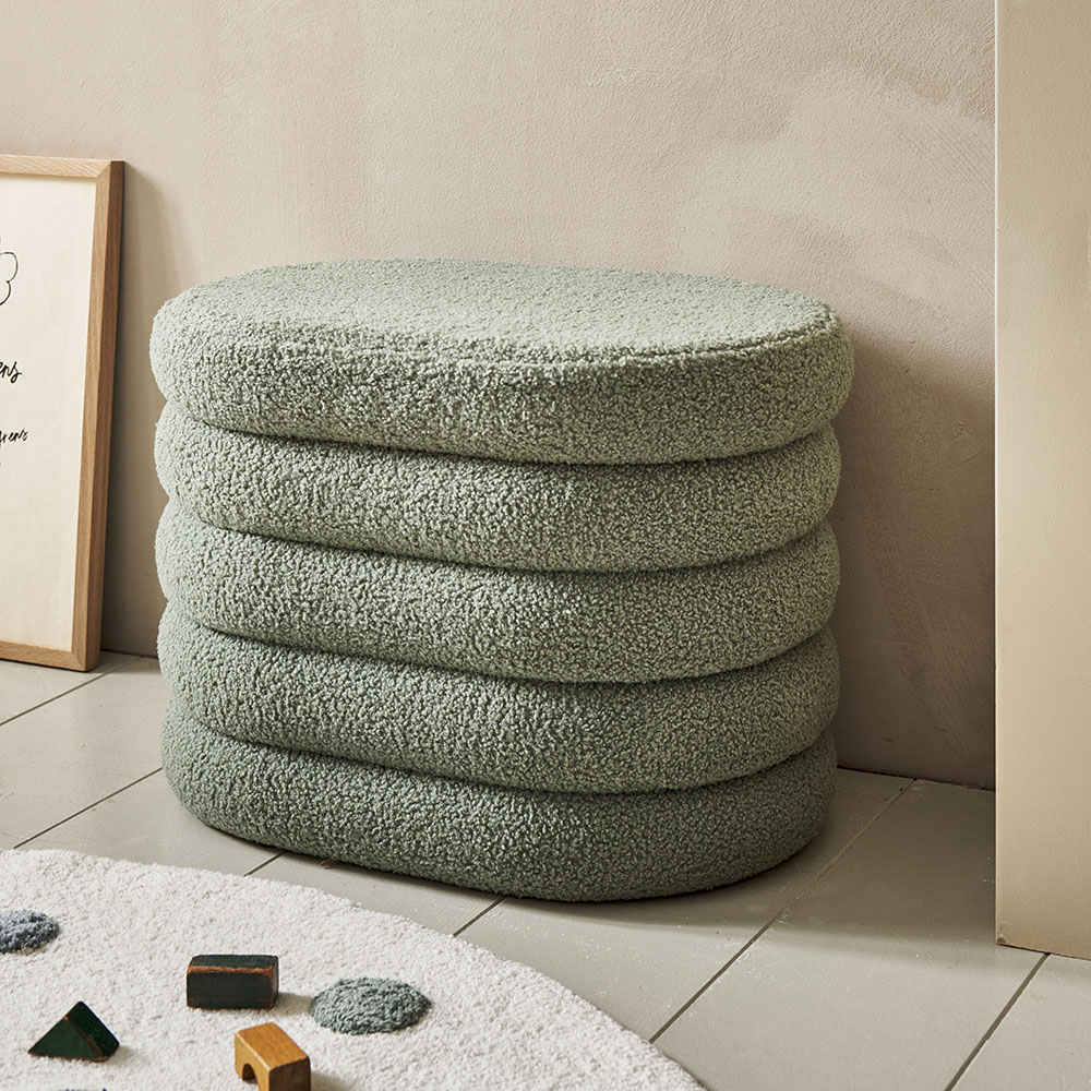 OTTOMAN STORAGE BOX  | «TED» | GREEN